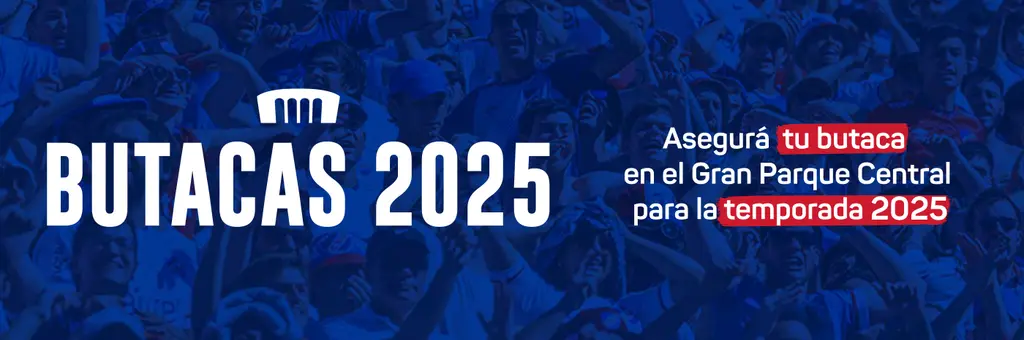 Afiche que invita a asegurar una butaca en el Gran Parque Central para la temporada 2025