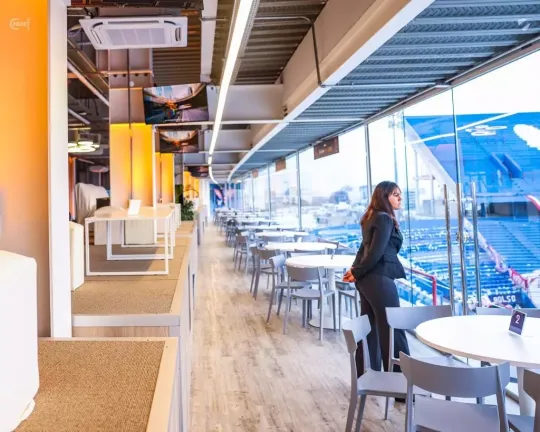 Vista desde el salón Paddock