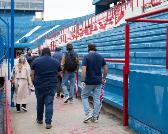 Personas en el paseo