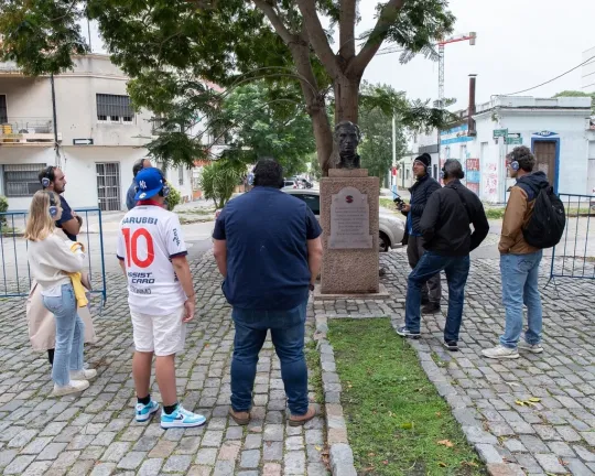 Personas en el paseo