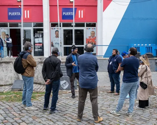 Personas en el paseo