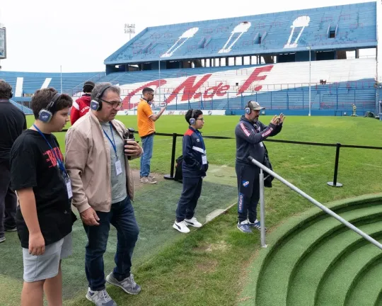 Personas en el paseo